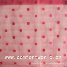 Tissu de rideau de voile simple (SADT00032)
